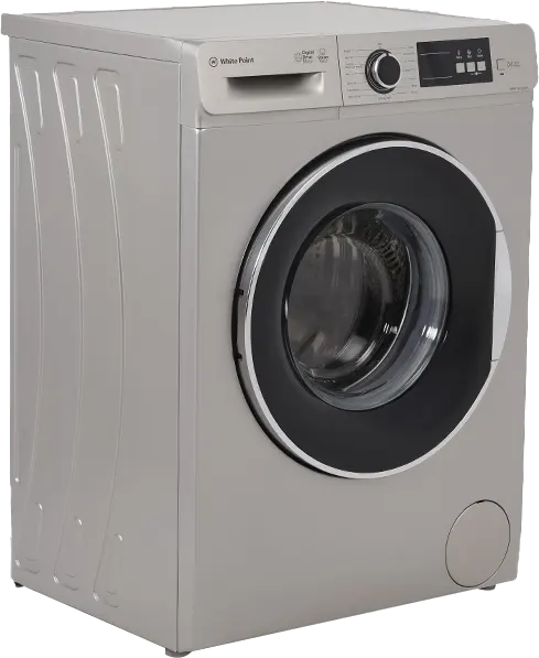 White Point Full Automatic Washing Machine, Front Loading, 8 Kg, 1000 Rpm, Digital Display, Inverter, Steam, Silver, WPW81015DSWS