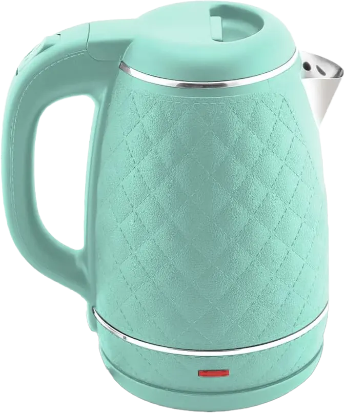 Flamingo Premier Stainless Steel-Plastic Electric Water Kettle, 1.8 Liter, 1500 Watt, Turquoise