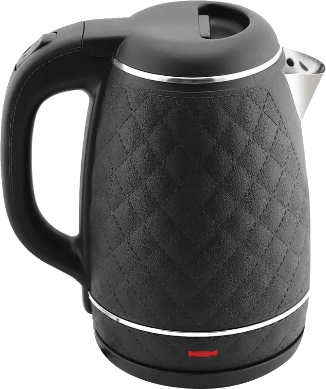 Flamngo Premier Stainless Steel-Plastic Electric Water Kettle, 1.8 Liter, 1500 Watt, Black