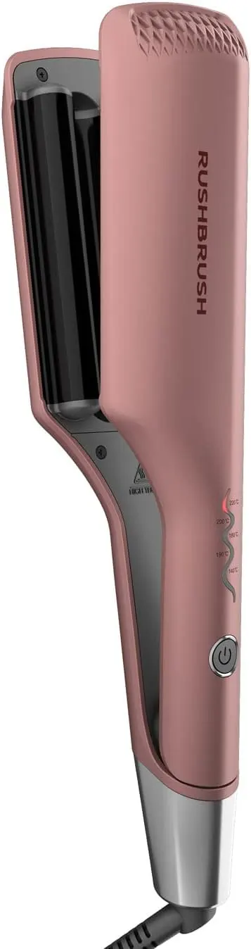 Rush Brush M1 Hair Curling Iron, Ceramic Plates, 220° C, Rose Gold