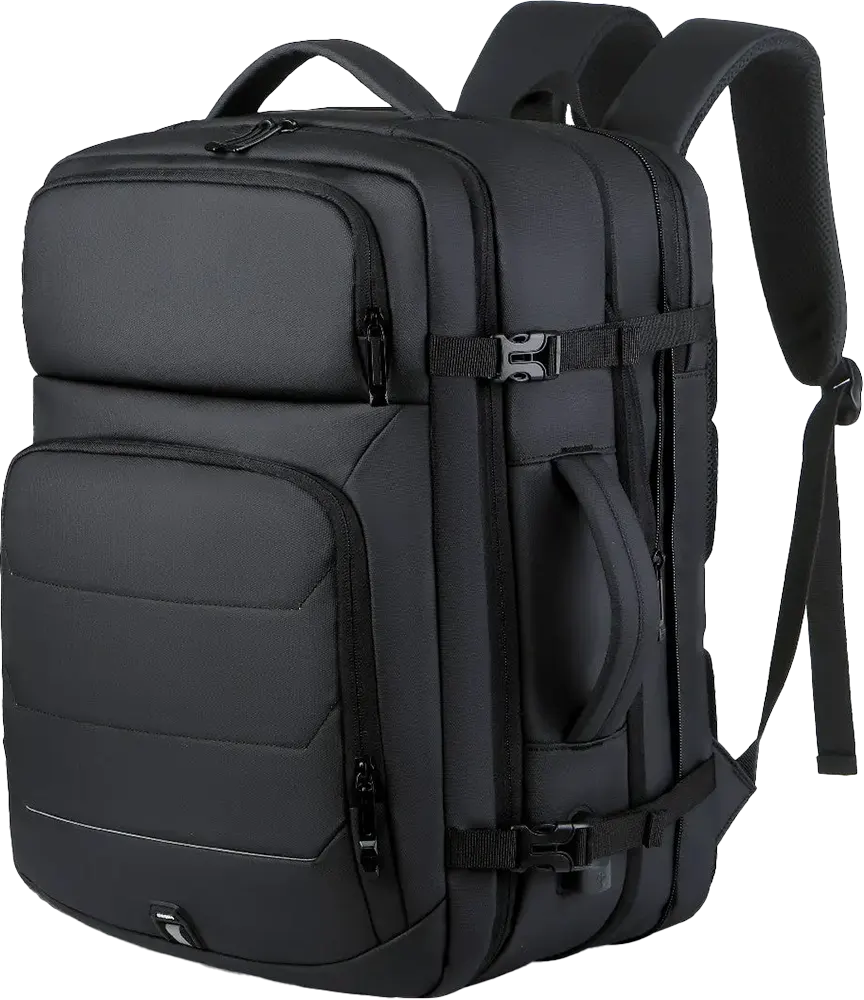 Rahala Laptop Backpack, 15.6 Inch, Waterproof ,Black, 2201