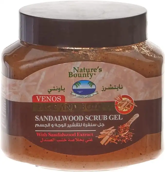 مقشر نايتشرز باونتي مقشر الوجه والجسم بخشب الصندل، 600 مل .