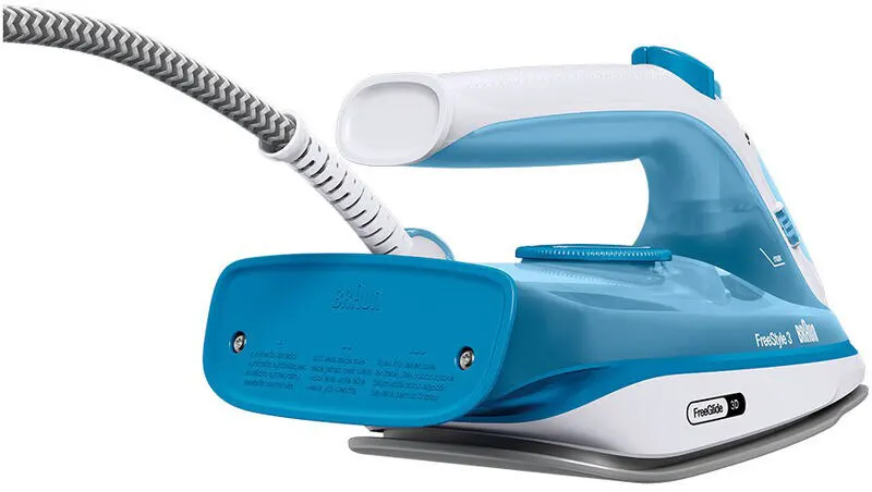 Braun Garment Steamer, 2400 Watt, Ceramic Base, Blue, FI3144BL (With Raya Warranty)