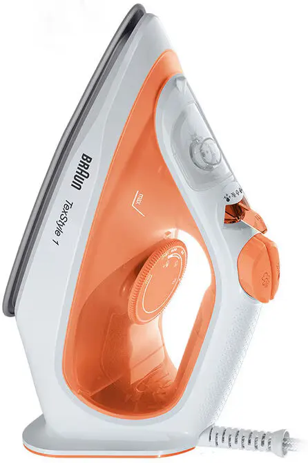 Braun Garment Steamer, 1900 Watt, Non-Stick Sole, Orange, SI10090R (With Raya Warranty)