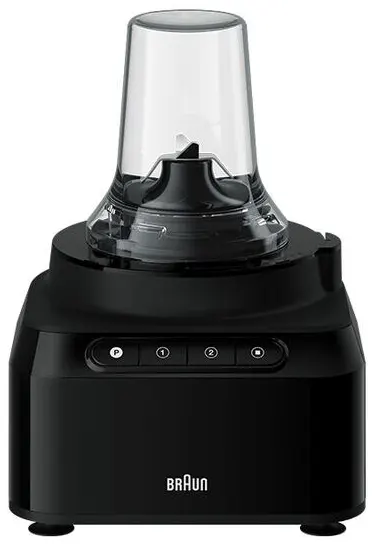 Braun Electric Food Processor, 800 Watt, Black, FP3132BK (With Raya Warranty)