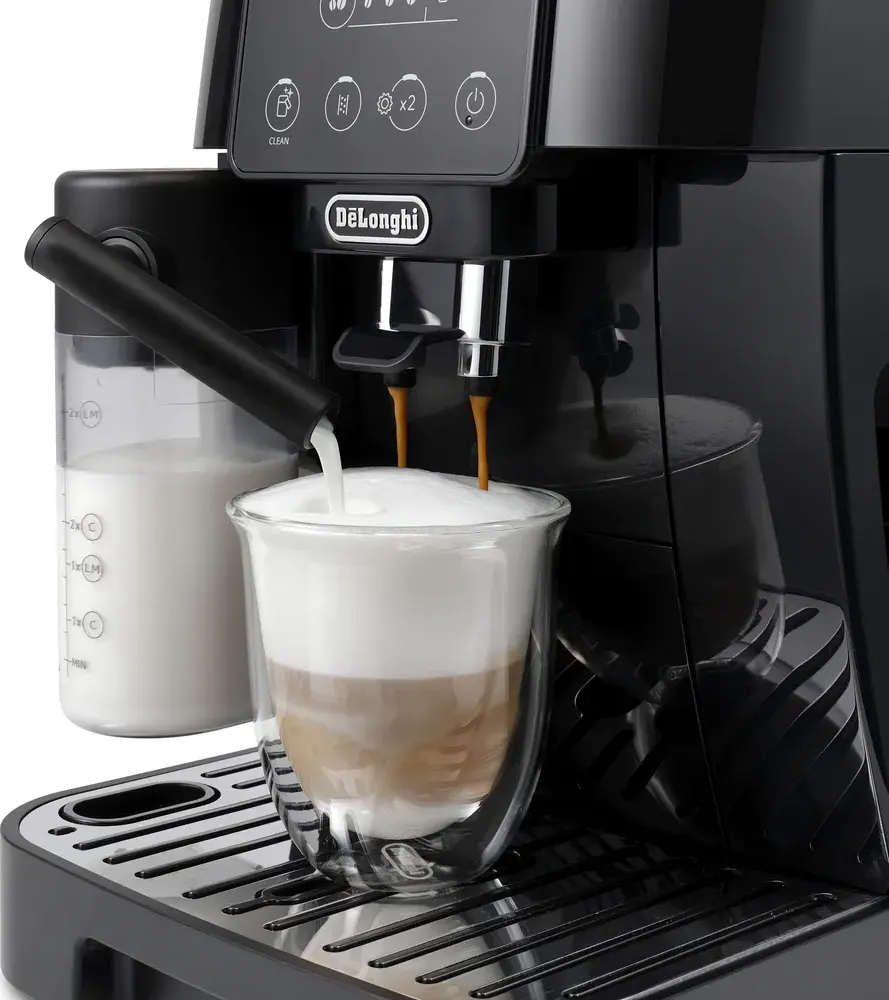 DeLonghi Roman Espresso Machine, 1450 Watt, Black, ECAM223.61.GB (Raya Warranty)