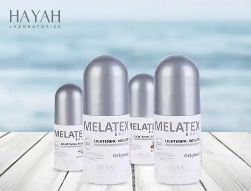 Hayah melatex Whitening Roll On Deodorant Multicolour OFFER 40 ml (2+2)