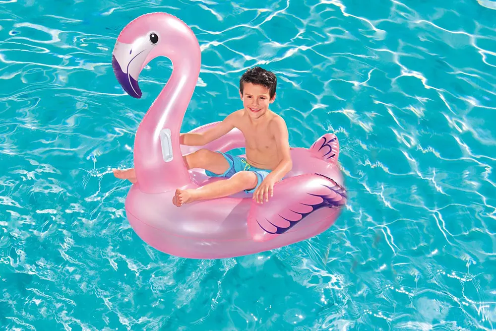 Bestway Flamingo Inflatable Swim Ring, Pink, 41122