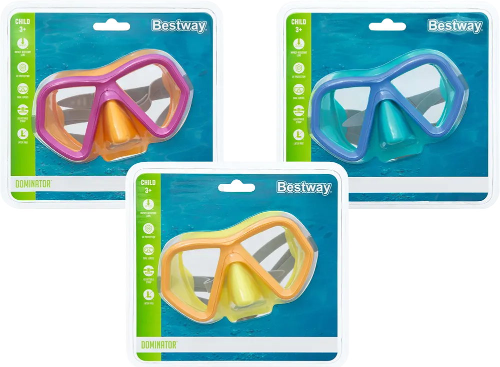 Bestway Hydro Swim Beach Goggles, Multi Color, 22048