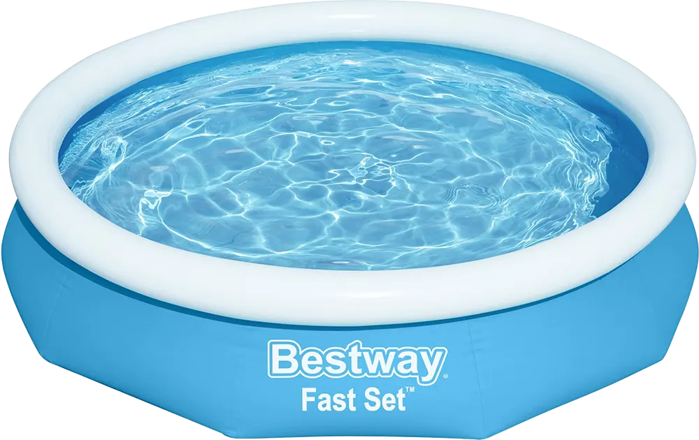 حوض سباحة بيست واي دائري قابل للنفخ، 305 سم × 66 سم، أزرق، 57456