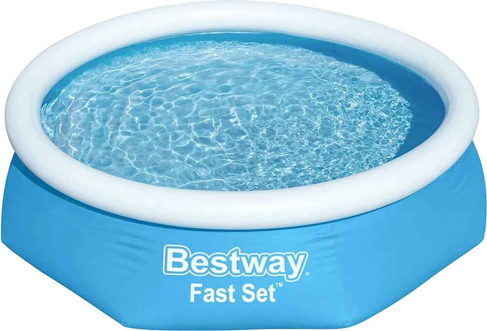 حوض سباحة بيست واي دائري قابل للنفخ، 244  سم × 61 سم، أزرق، 57448