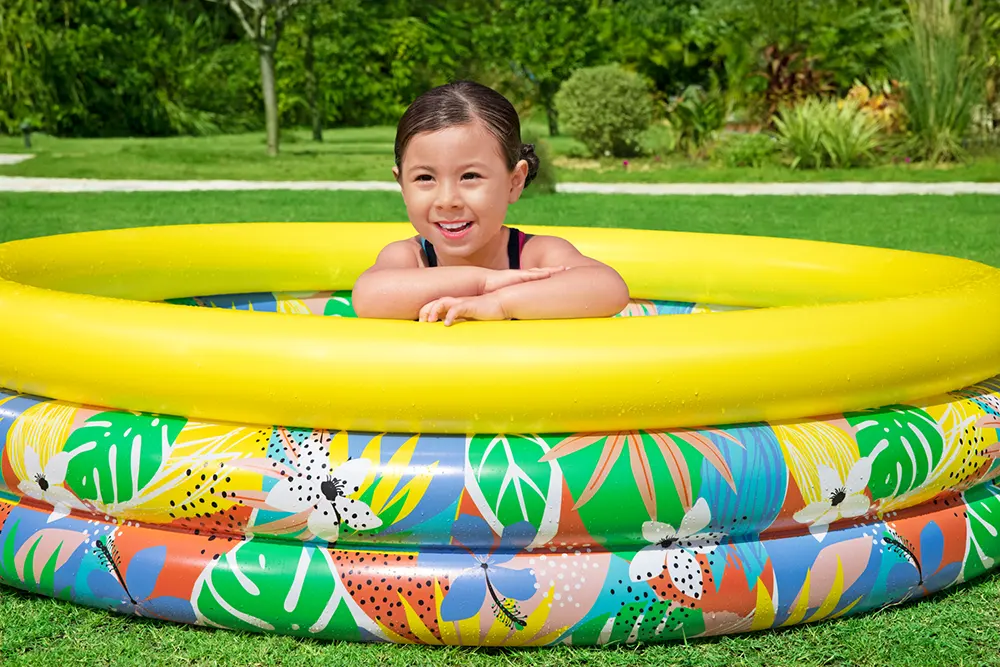 Bestway Round Inflatable Pool, 168 x 38 cm, Colored, 51203