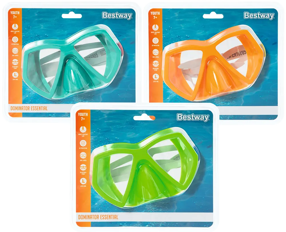 Bestway Hydro Swim Beach Goggles, Multi Color, 22059