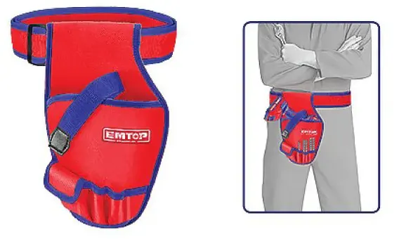 Emtop Carpenter's Belt, 8kg Load, ETBG48034