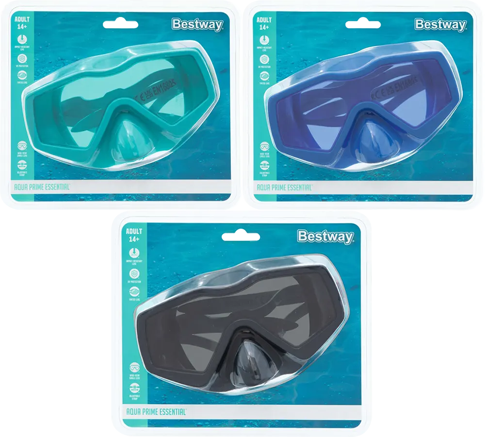 Bestway Hydro Swim Beach Goggles, Multi Color, 22056