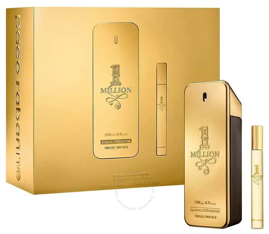 1 MILLION  By Paco Rabanne For Men EDT 200 ml + 10 ml