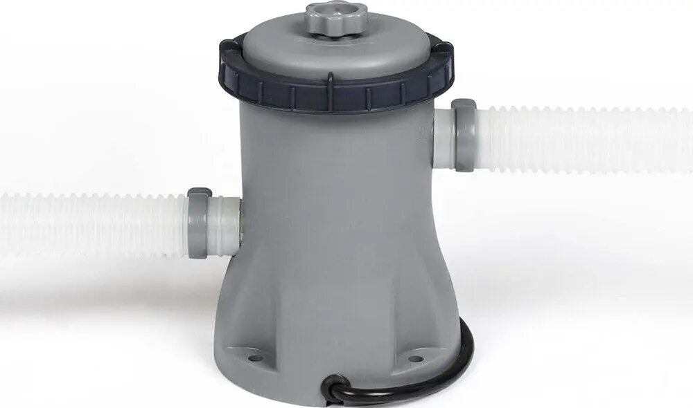 Bestway Steel Pro Rectangular Pool, Metal Stands , 323 x 229 cm, Grey, 56629