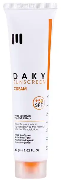 واقى الشمس داكي (1+1)، معامل حماية +50، مناسب لكل أنواع البشرة، 60 جم