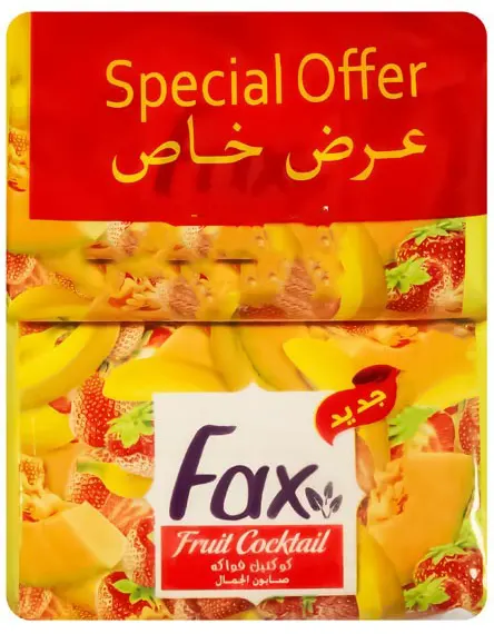 صابون فاكس ،برائحه الكوكتيل،2 قطعة، 110 جم