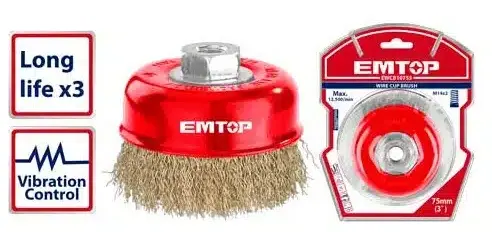 Emtop Brass Rocket Brush, 4 Inch, EWCB11005