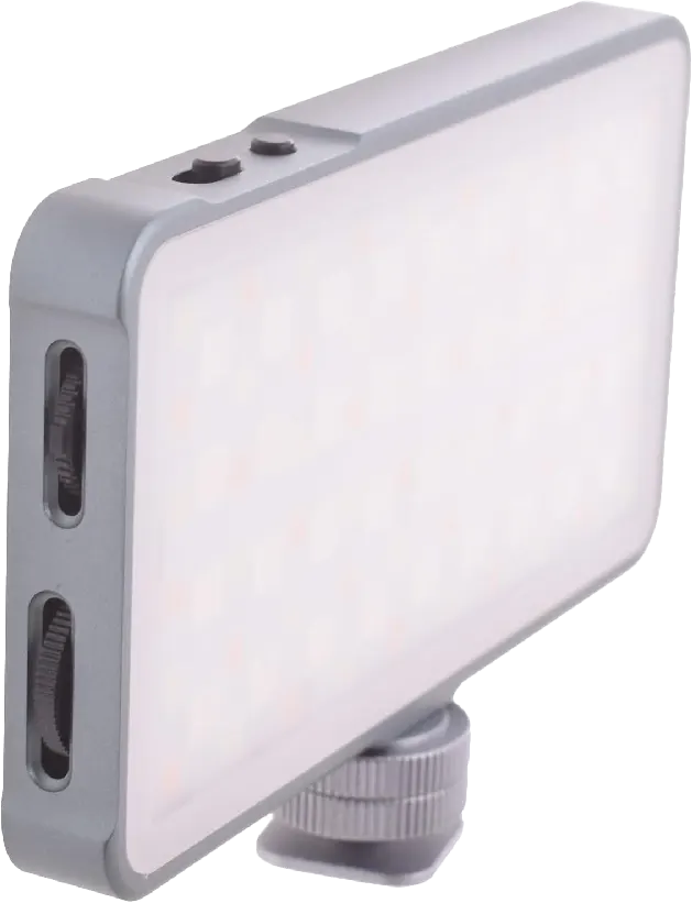 General Video LED RGB Light, USB-C Rechargeable, Grey, LED20RGB