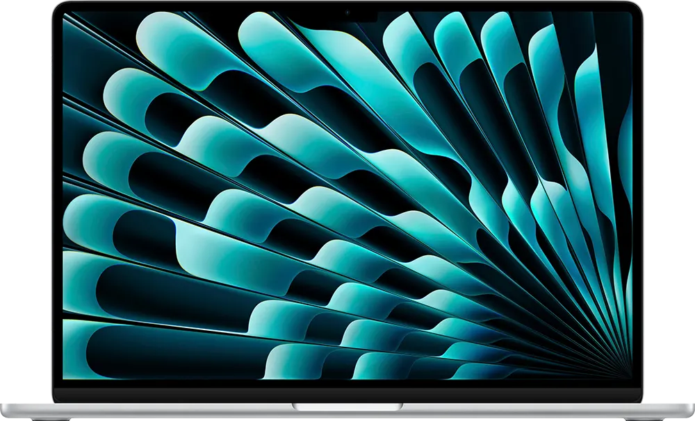 لاب توب ابل ماك بوك اير شريحة  M2، رامات 8 جيجابايت، هارد ديسك 512 جيجا اس اس دي، شاشة ريتينا 15.3 بوصة، فضي