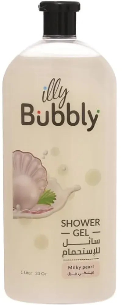 illy bubbly milky pearl shower gel, 1L .