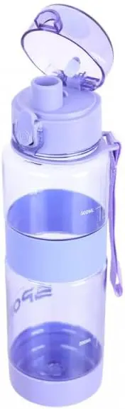 زجاجه مياه رياضية بماسك سيليكون،اكريليك،600 مل ،الوان
