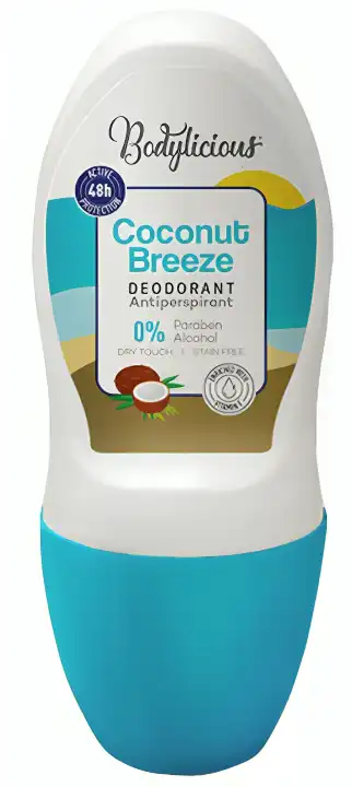 مزيل عرق للنساء رول اون بجوز الهند من بوديليشوس 50 مل