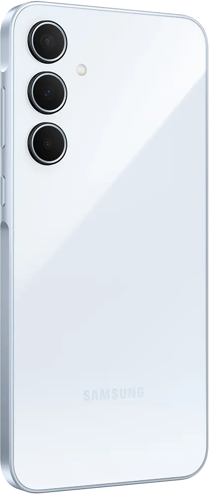Samsung Galaxy A35 Dual SIM Mobile, 128GB Internal Memory, 8GB RAM, 5G Network, Awesome Iceblue