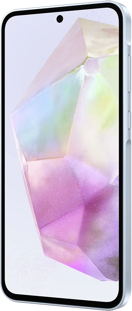 Samsung Galaxy A35 Dual SIM Mobile, 256GB Internal Memory, 8GB RAM, 5G Network, Awesome Iceblue