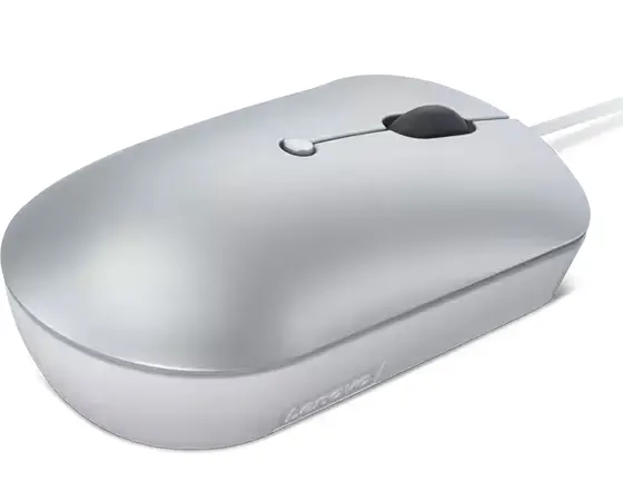 Lenovo Compact Wired Mouse 540, USB-C, Cloud Grey