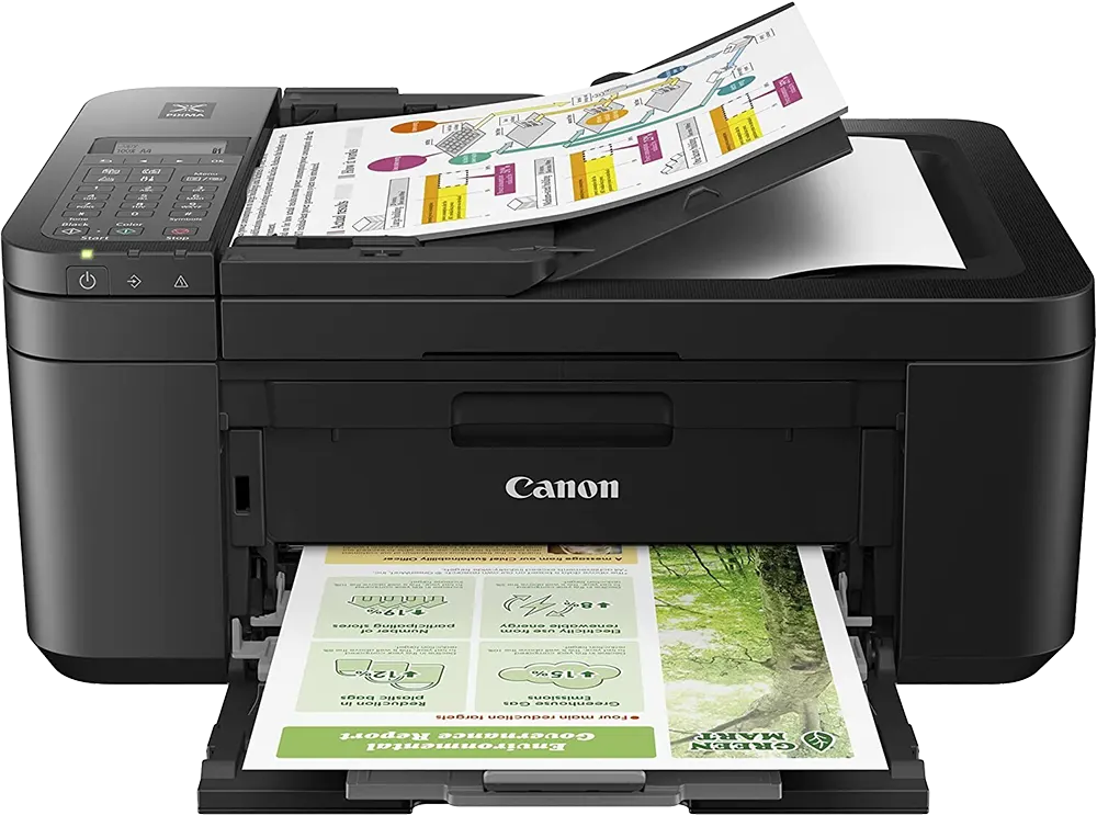 Inkjet Printer Canon PIXMA, Multifunction, Colorful Printing, WIFI, Black, TR4640