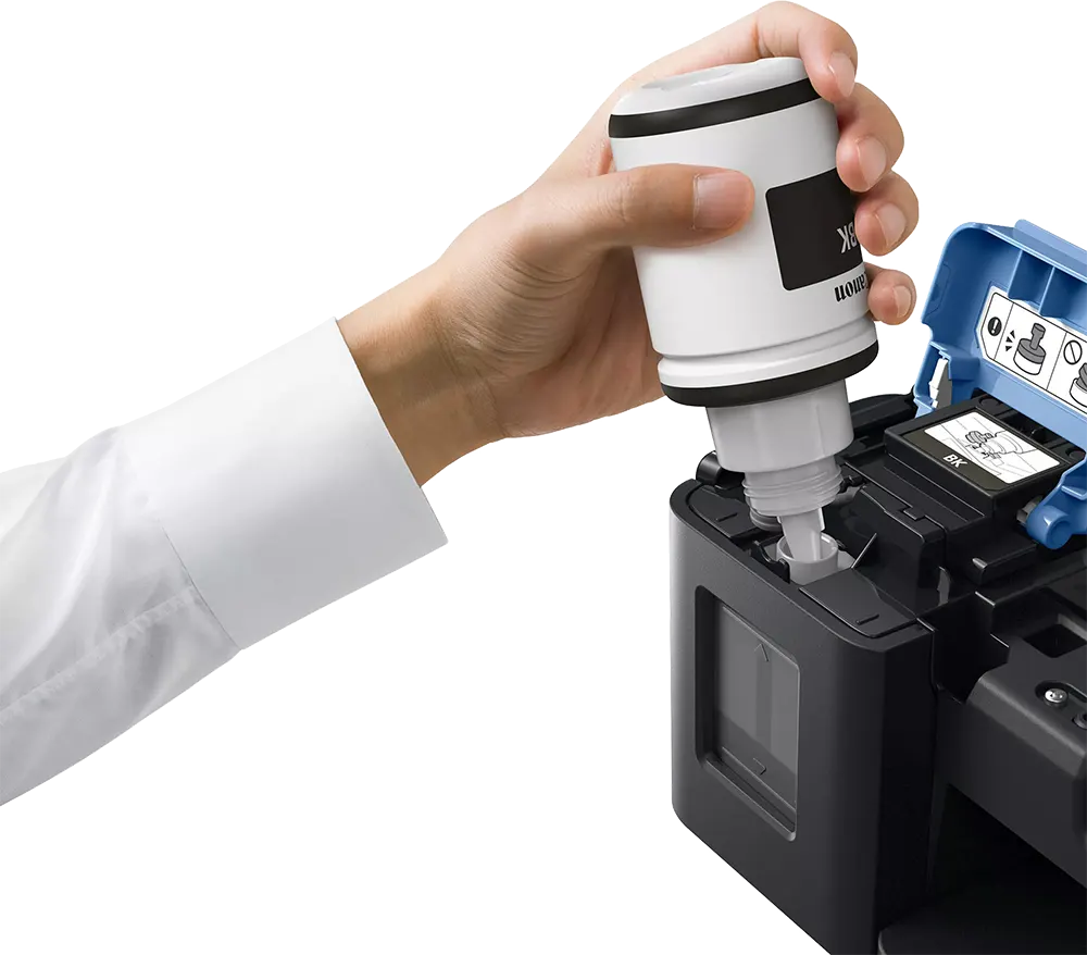 Inkjet Printer Canon PIXMA, Multifunction, Colorful Printing, USB, Black, G2410