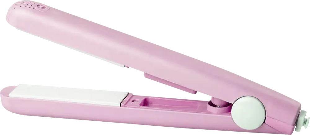 Kemei Children's Ceramic Hair Straightener, Pink, BA-888