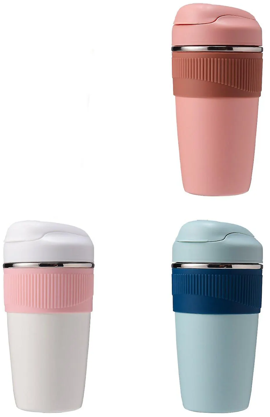 Double stainless steel thermal mug, 500 ml, multiple colors