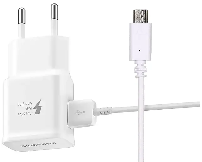 Samsung Micro 15W Travel Charger, White