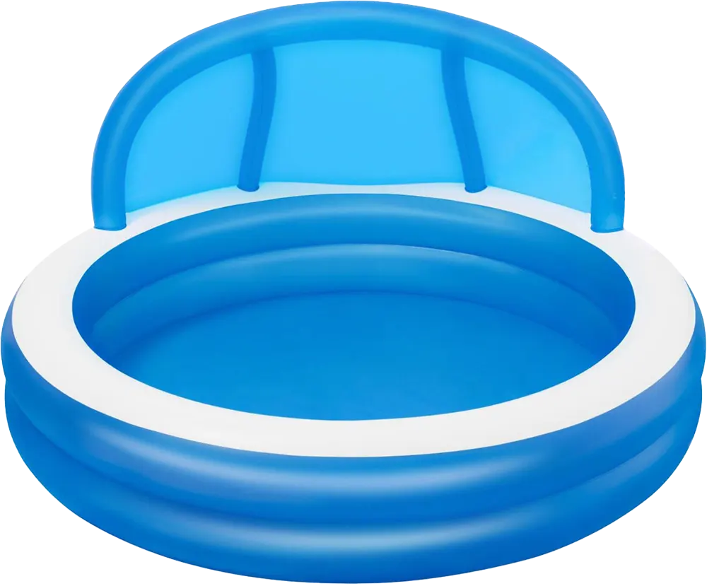 Bestway Round Inflatable Pool, 241cm x 140cm, Blue, 54337