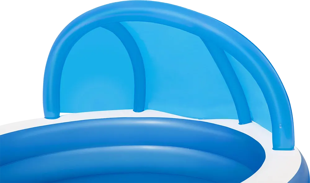 Bestway Round Inflatable Pool, 241cm x 140cm, Blue, 54337