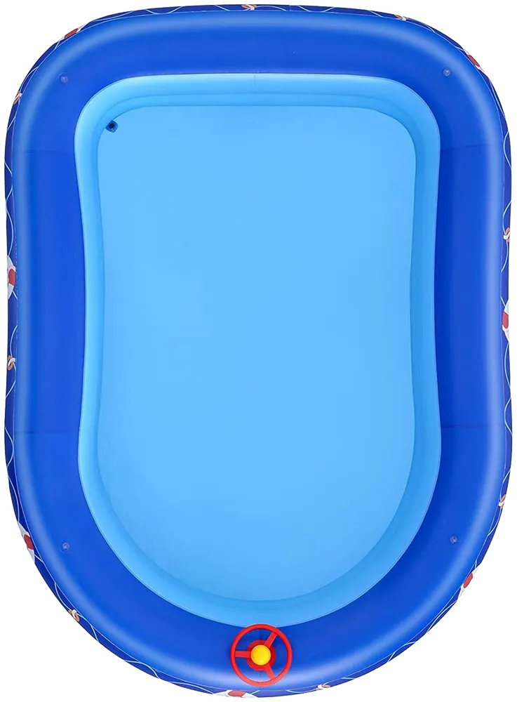 حوض سباحة بيست واي دائري قابل للنفخ، 210 سم × 160سم، أزرق، 54370