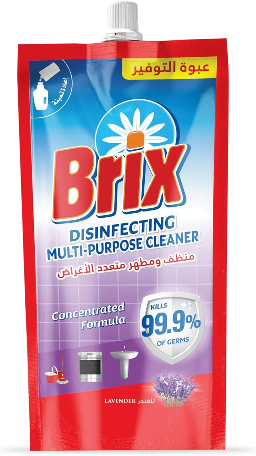 بريكس منظف ومطهر متعدد الاستخدام ،برائحه اللافندر،400 مل