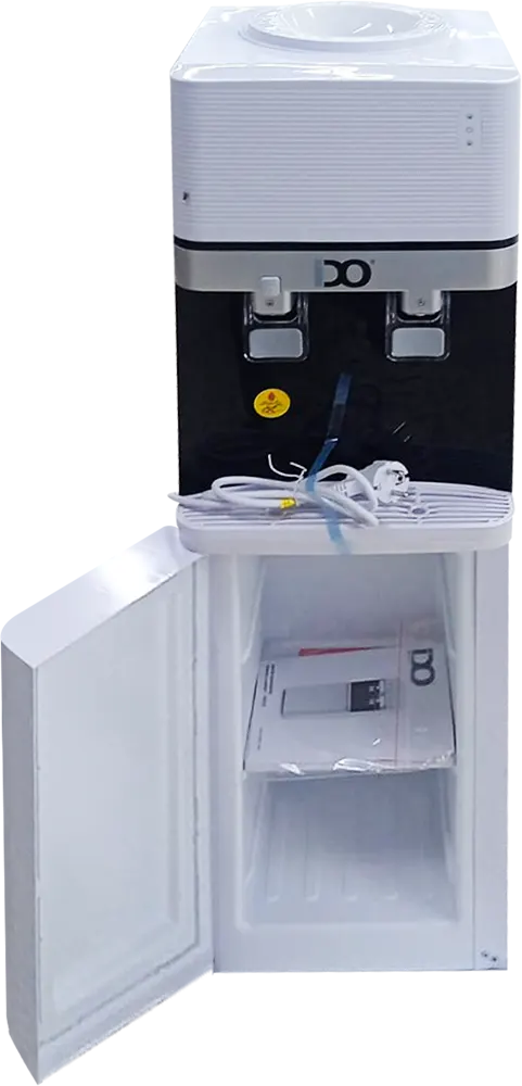 مبرد مياه أي دو ،2 حنفية ( بارد + ساخن)، تحميل علوي، حافظة، أبيض*أسود، WD100NC-WH