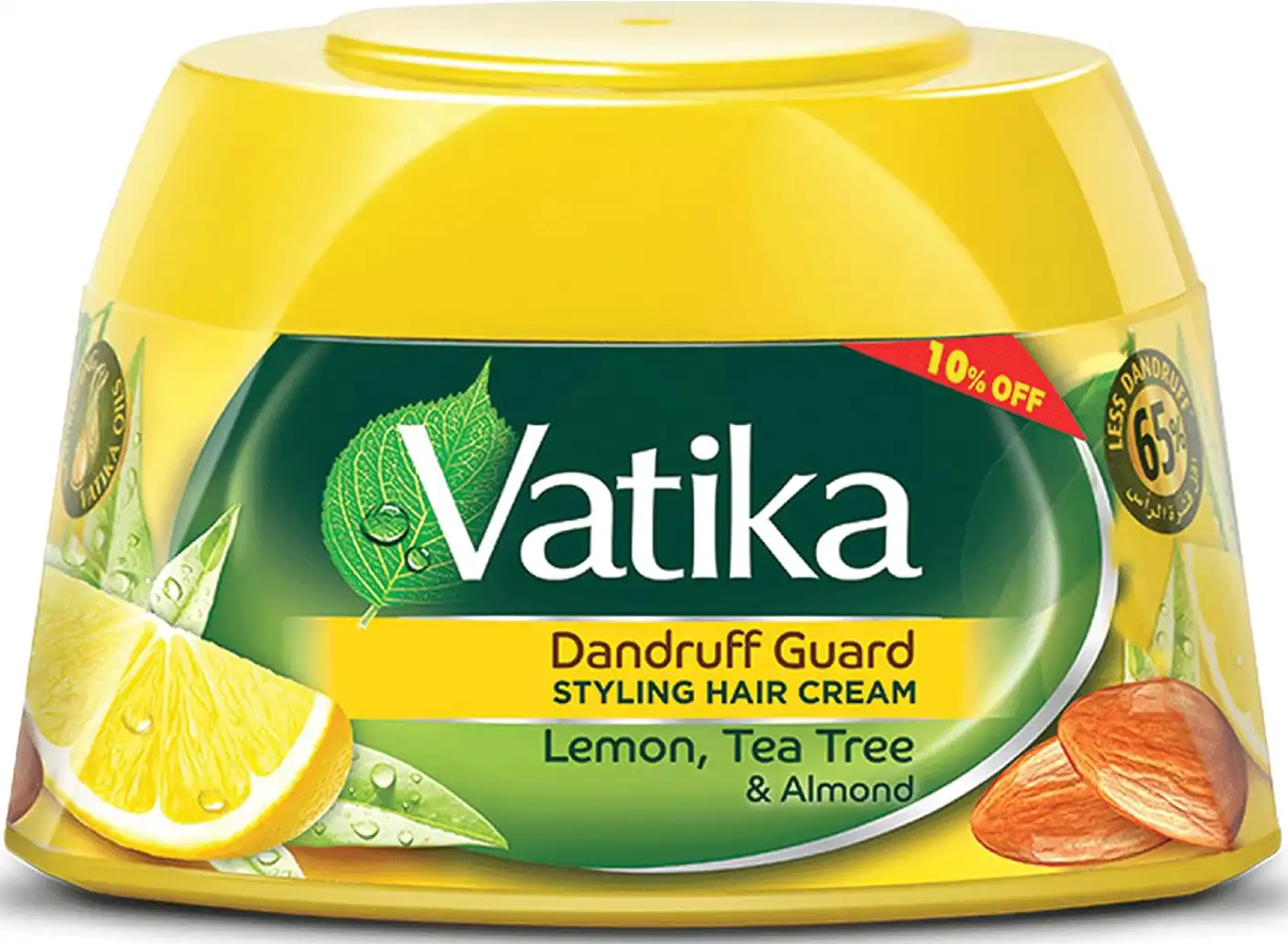 كريم للشعر ضد القشره بالشاى والليمون واللوز من فاتيكا 190 مل