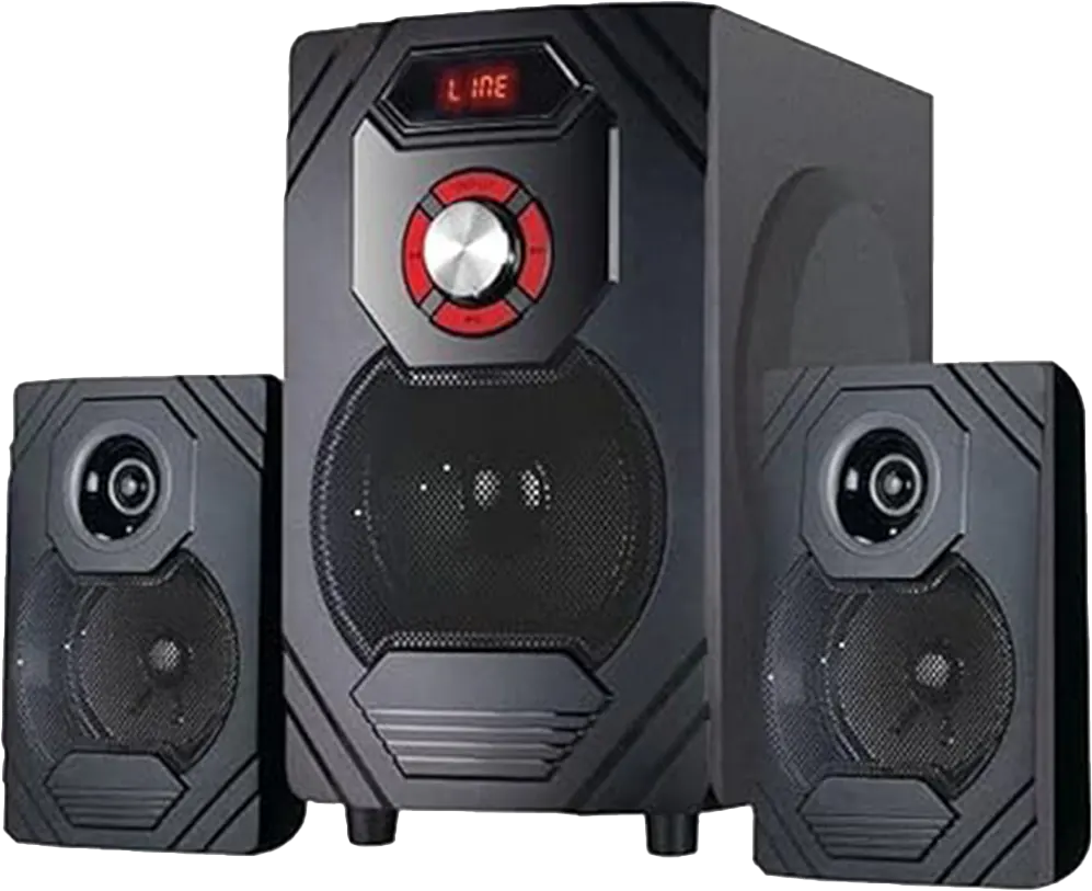 Gamma Subwoofer Speakers, Bluetooth, USB Port, Black, GT-4410