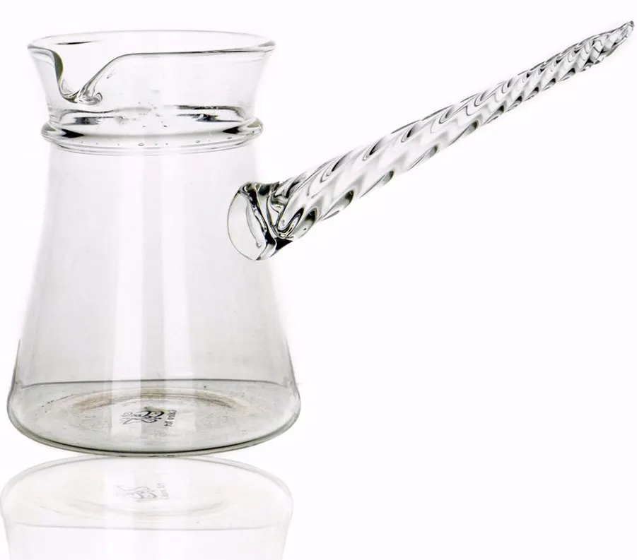 Small pyrex thermal cup, transparent