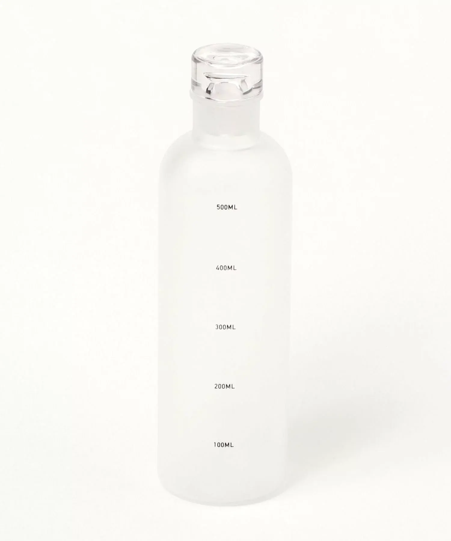 Acrylic Graded Water Bottle, 700ml, Flip Top Cap, Clear