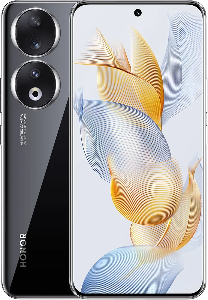 Honor 90 Dual SIM Mobile, 512GB Internal Memory, 12GB RAM, 5G Network, Midnight Black