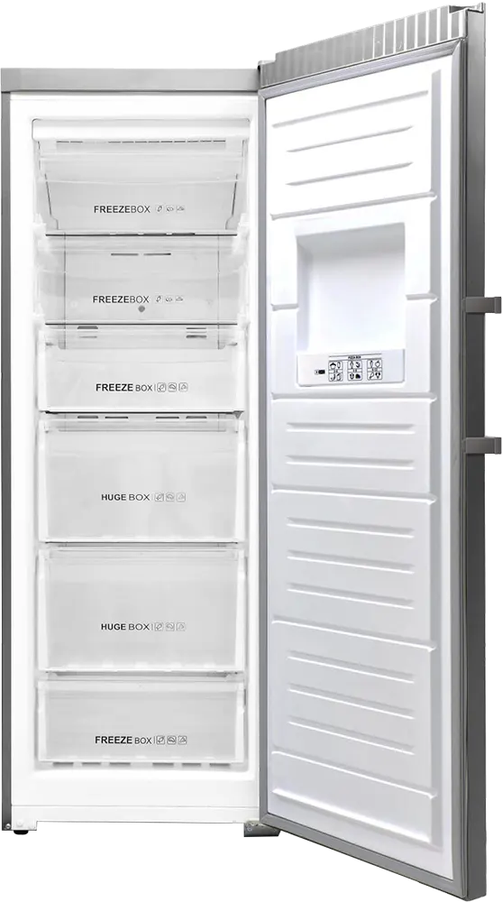 White Whale No Frost Upright Freezer, 6 Drawers, Digital Display, Stainless Silver , WF-3060 HSS