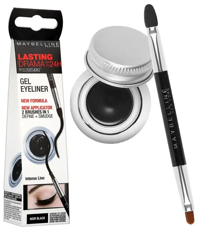 ايلاينر جل لاستينج دراما تدوم لاكثر من 24 ساعة لعيون جذابة من من ميبلين اسود 01