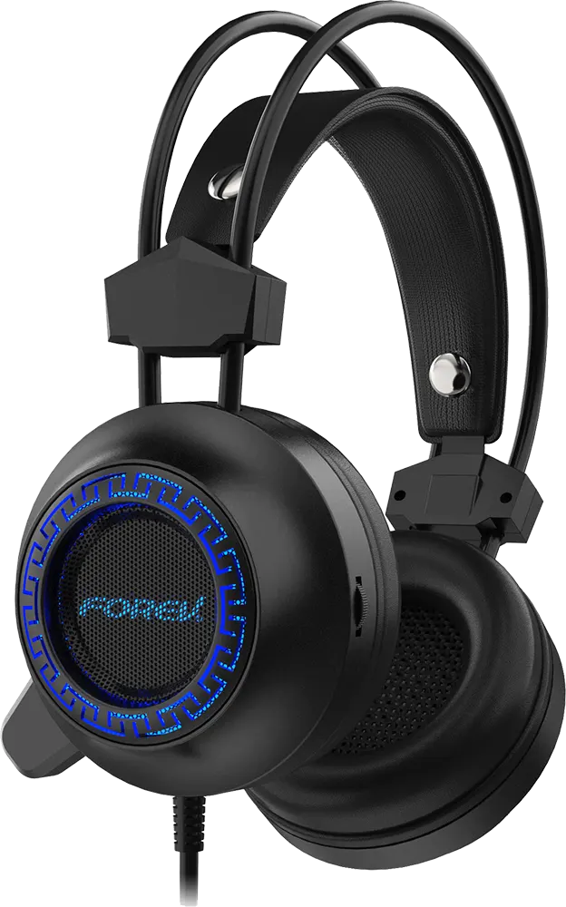 سماعة رأس سلكية للألعاب فوريف، سلكية، 3.5 قابس، أسود، FV-G93